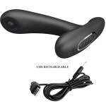 PRETTY LOVE - REMINGTON ANAL- UND VAGINAL-VIBRATIONSMASSAGER SCHWARZ
